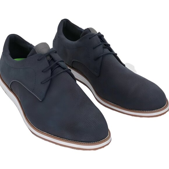 VANCE Blaine Embossed Men\'s Casual Dress Shoes Blue 11.5M main image 6